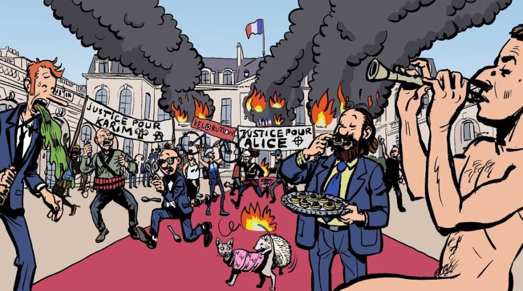 elysee feu pieds chromes