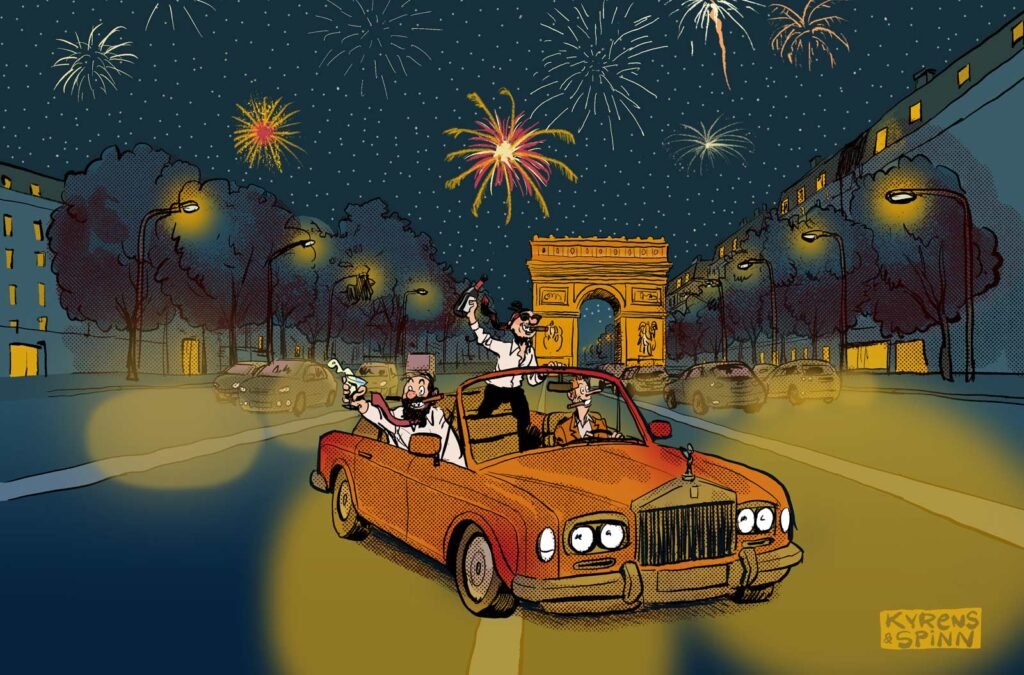 paris by night pieds chromes