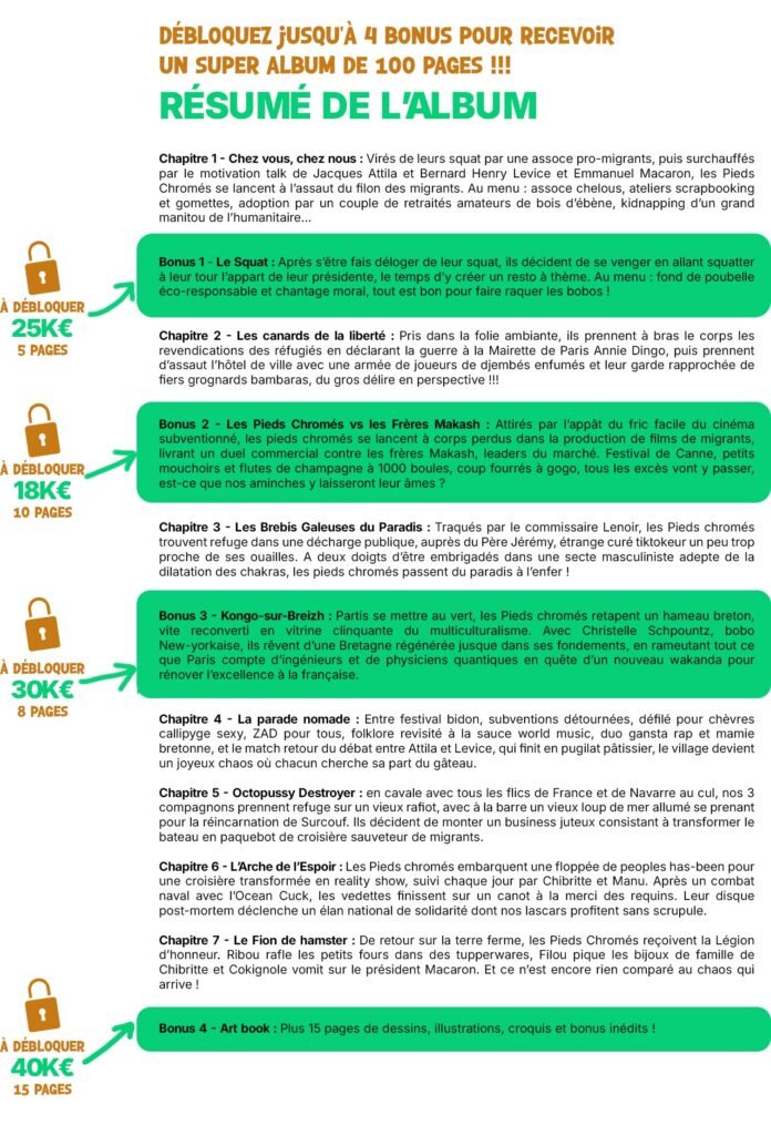 presentation chapitres pieds chromes